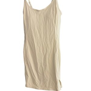 Mono B Cream Slip Dress : Everyday Activewear